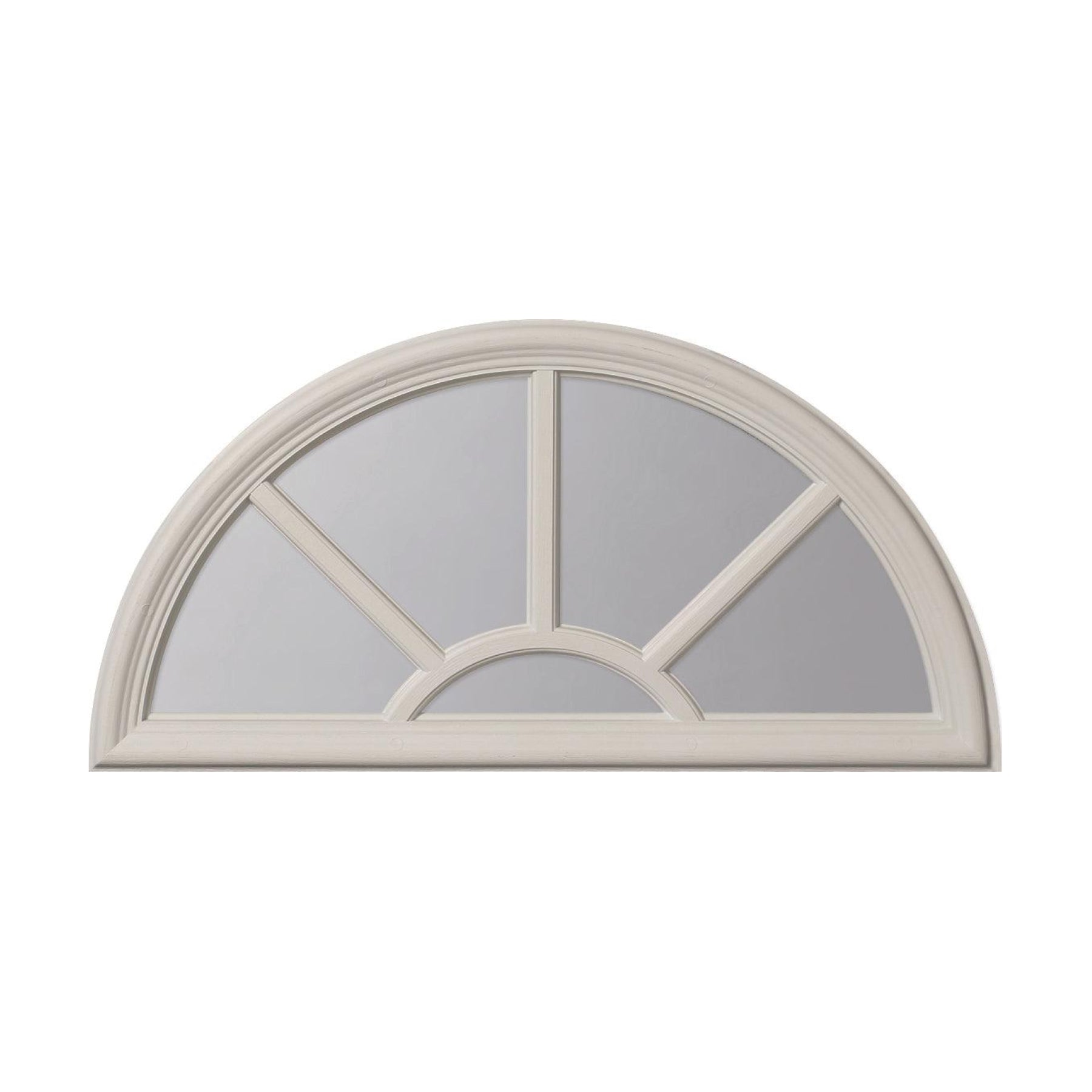 Clear Sunburst Glass and Frame Kit (Fanlite 24" x 12" Frame Size) - Pease Doors: The Door Store