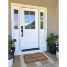 Clear 4 Lite Glass and Frame Kit (Half Lite 24" x 38" Frame Size) - Pease Doors: The Door Store