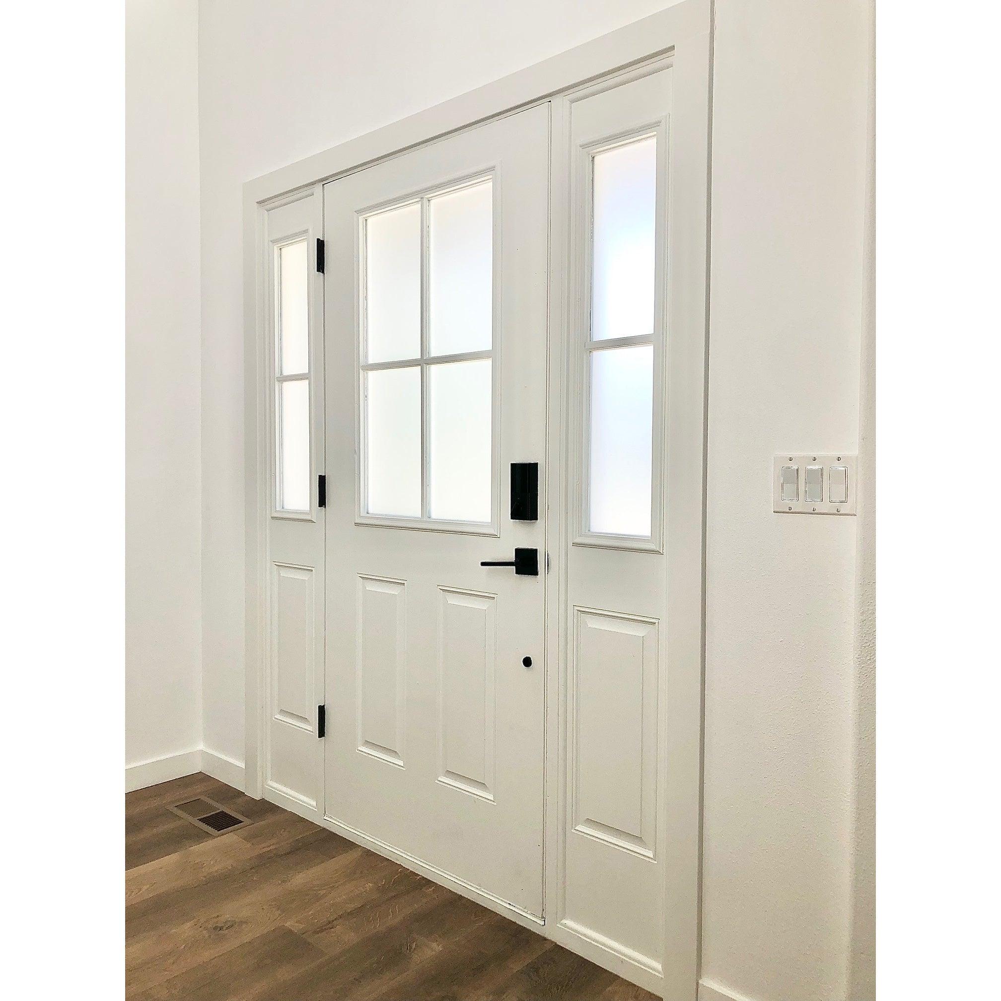 Clear 4 Lite Glass and Frame Kit (Half Lite 24" x 38" Frame Size) - Pease Doors: The Door Store