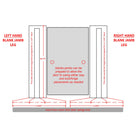 Single Interior Jamb Leg (4-9/16" depth, for 80" tall door) - Pease Doors: The Door Store