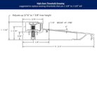 36" x 6" Inswing Threshold - Pease Doors: The Door Store