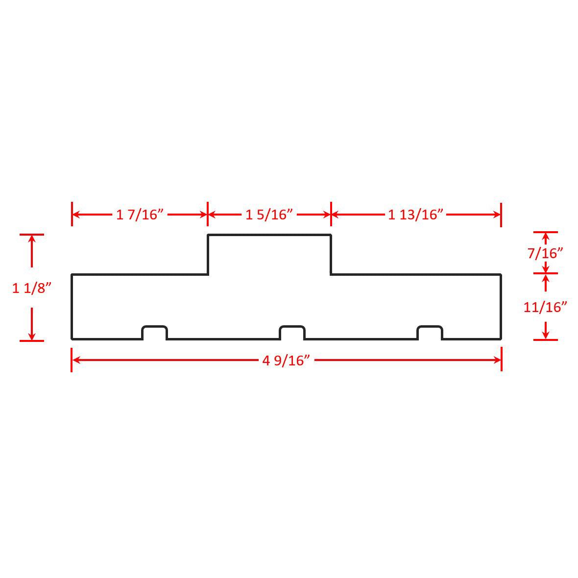 Interior Head Jamb (4-9/16" depth, 12" to 36" width) - Pease Doors: The Door Store