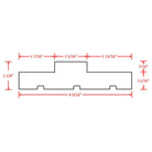 Interior Head Jamb (4-9/16" depth, 12" to 36" width) - Pease Doors: The Door Store