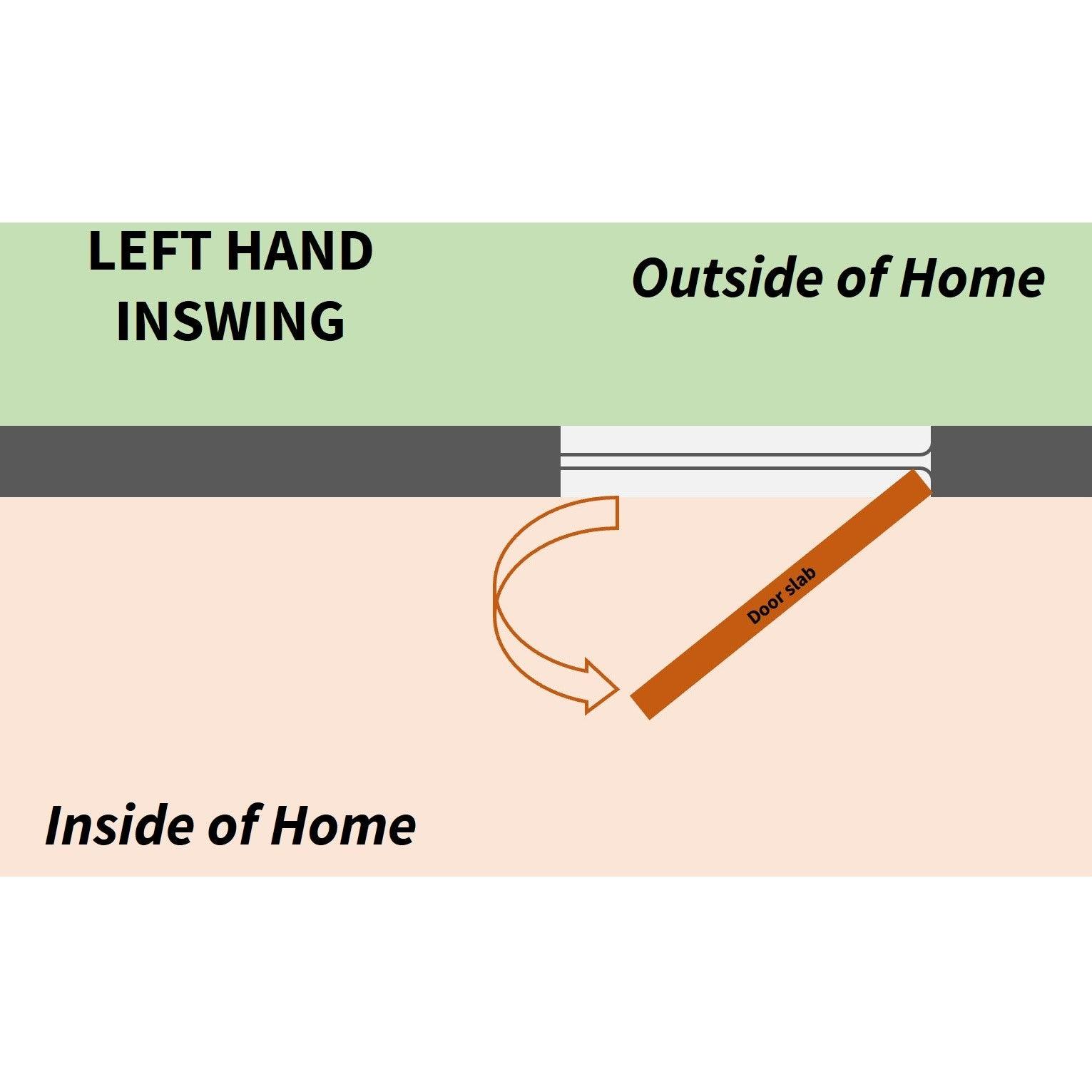 Single Exterior Jamb Leg (EXTENDED 6-9/16" depth, for 79" tall door) - Pease Doors: The Door Store