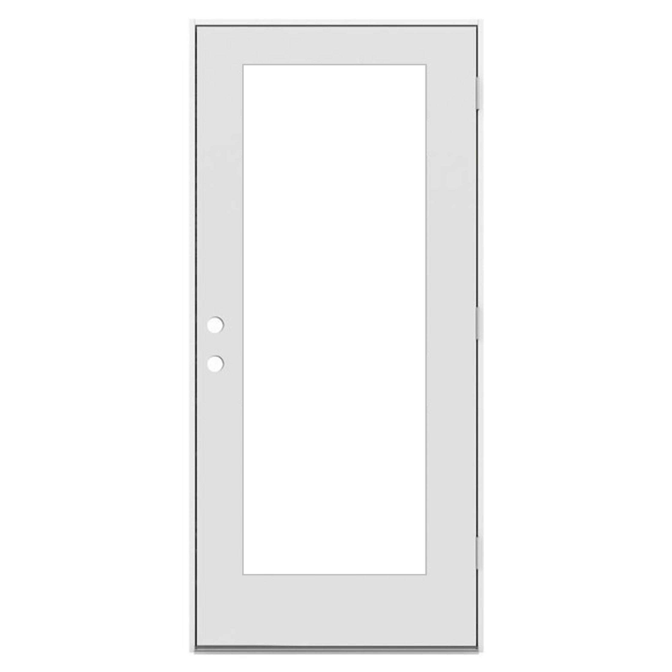 36" x 80" OUTSWING Prehung Smooth Fiberglass Entry Door System (6 Panel) - Pease Doors: The Door Store