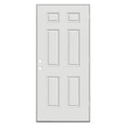 36" x 80" OUTSWING Prehung Smooth Fiberglass Entry Door System (6 Panel) - Pease Doors: The Door Store