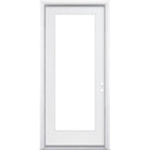 34" x 80" Prehung Smooth Fiberglass Entry Door System (6 Panel) - Pease Doors: The Door Store