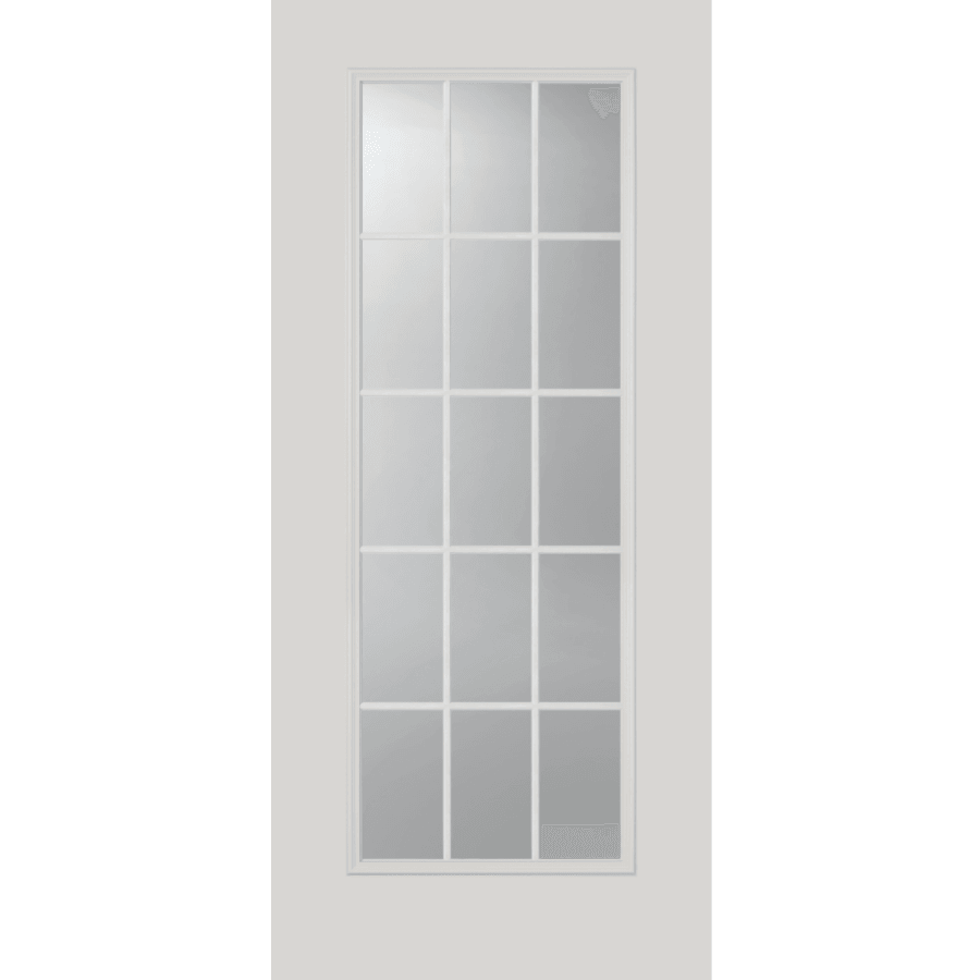 Clear Simulated 15 Lite Glass and Frame Kit (Full Lite 24" x 66" Frame Size) - Pease Doors: The Door Store