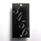 Customizable Glass Address Plaque - Pease Doors: The Door Store