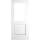 36" Smooth Fiberglass Entry Door Slab (2 Panel) - Pease Doors: The Door Store