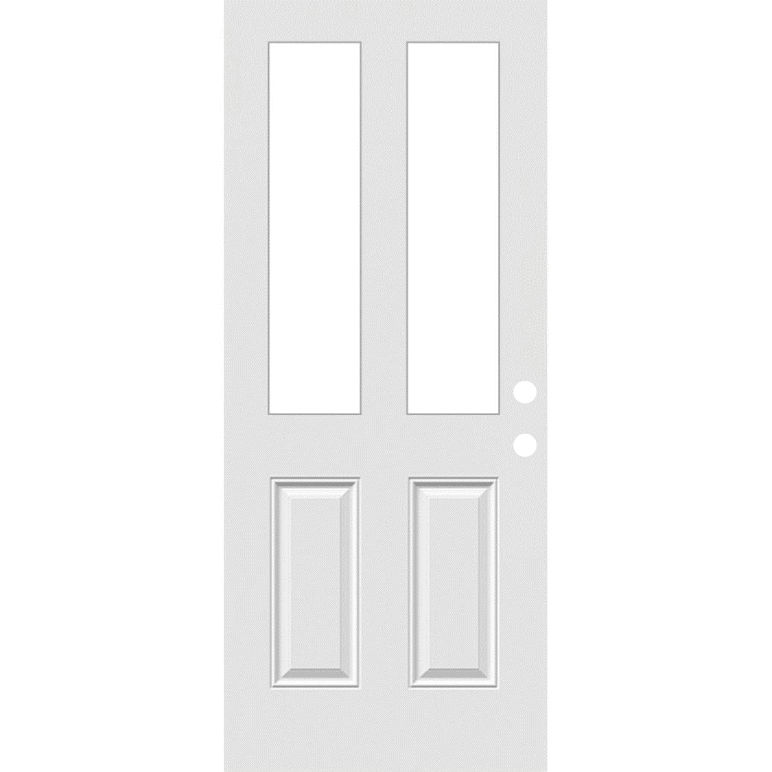 36" Steel Entry Door Slab (6 Panel) - Pease Doors: The Door Store