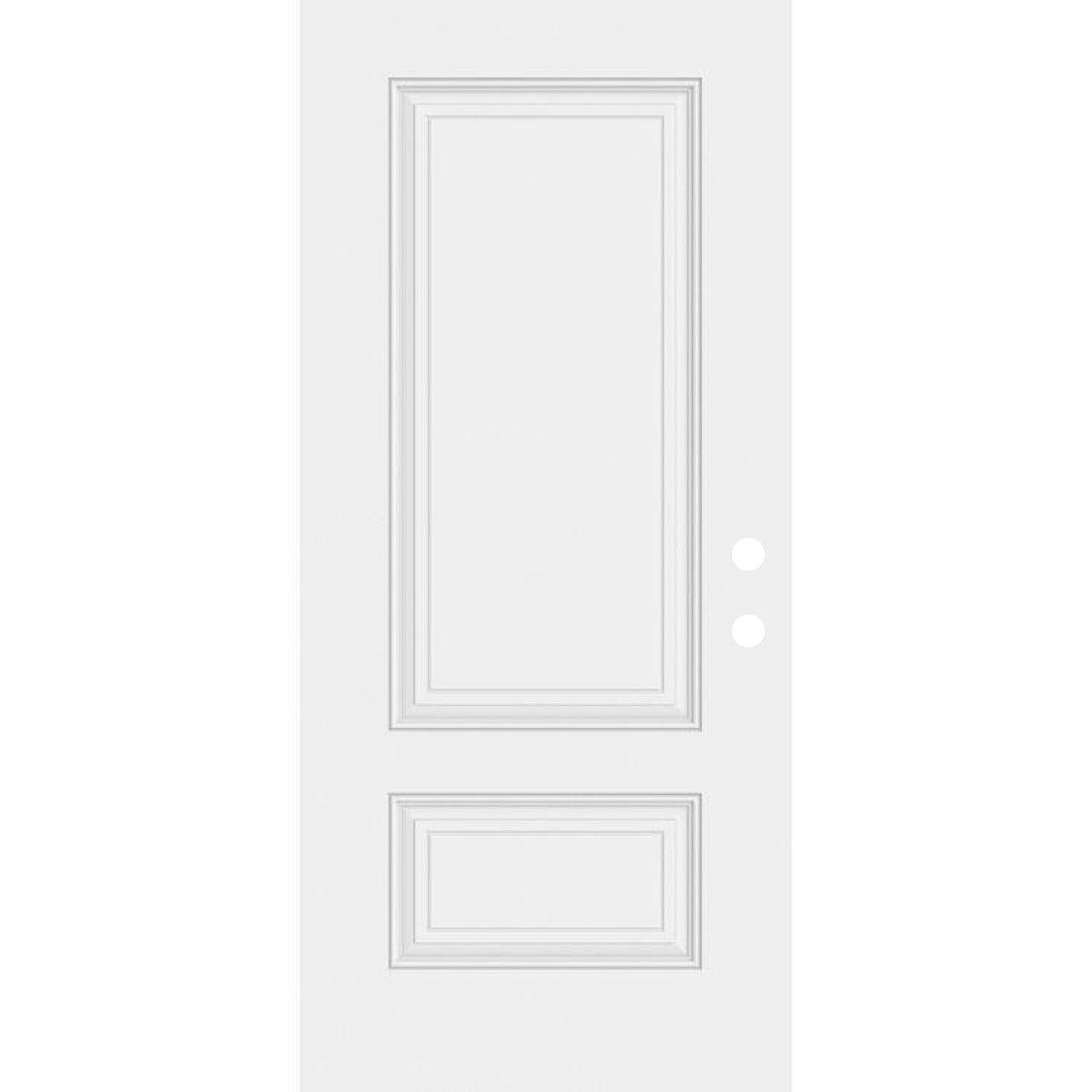 36" Smooth Fiberglass Entry Door Slab (3/4 Lite) - Pease Doors: The Door Store