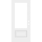 36" Smooth Fiberglass Entry Door Slab (3/4 Lite) - Pease Doors: The Door Store