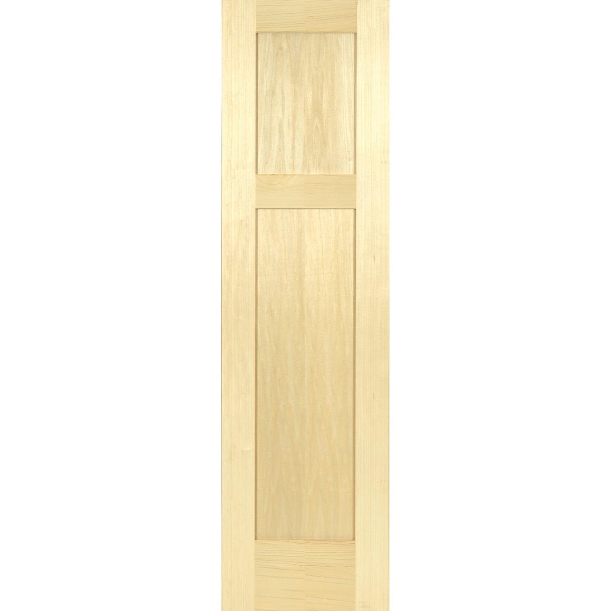 Poplar Interior Door Slab (3 Panel Craftsman) - Pease Doors: The Door Store