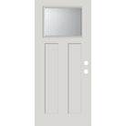 36" Smooth Fiberglass Entry Door Slab (3 Panel Craftsman) - Pease Doors: The Door Store