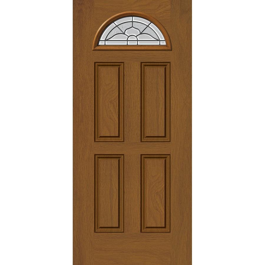 Normandy Glass and Frame Kit (Fanlite 24" x 12" Frame Size) - Pease Doors: The Door Store