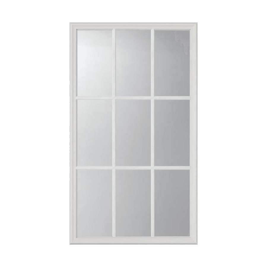 Clear 9 Lite Glass and Frame Kit (Half Lite) - Pease Doors: The Door Store