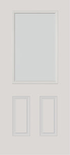 Frost Glass and Frame Kit (Half Lite 24" x 38" Frame Size) - Pease Doors: The Door Store