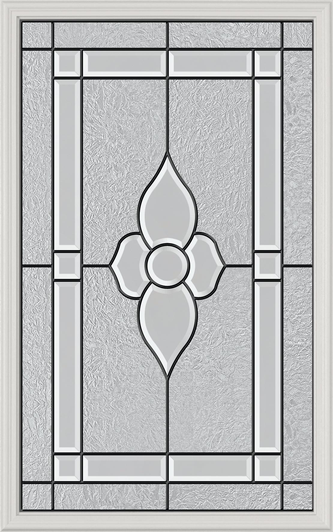 Normandy Glass and Frame Kit (Half Lite 24" x 38" Frame Size) - Pease Doors: The Door Store