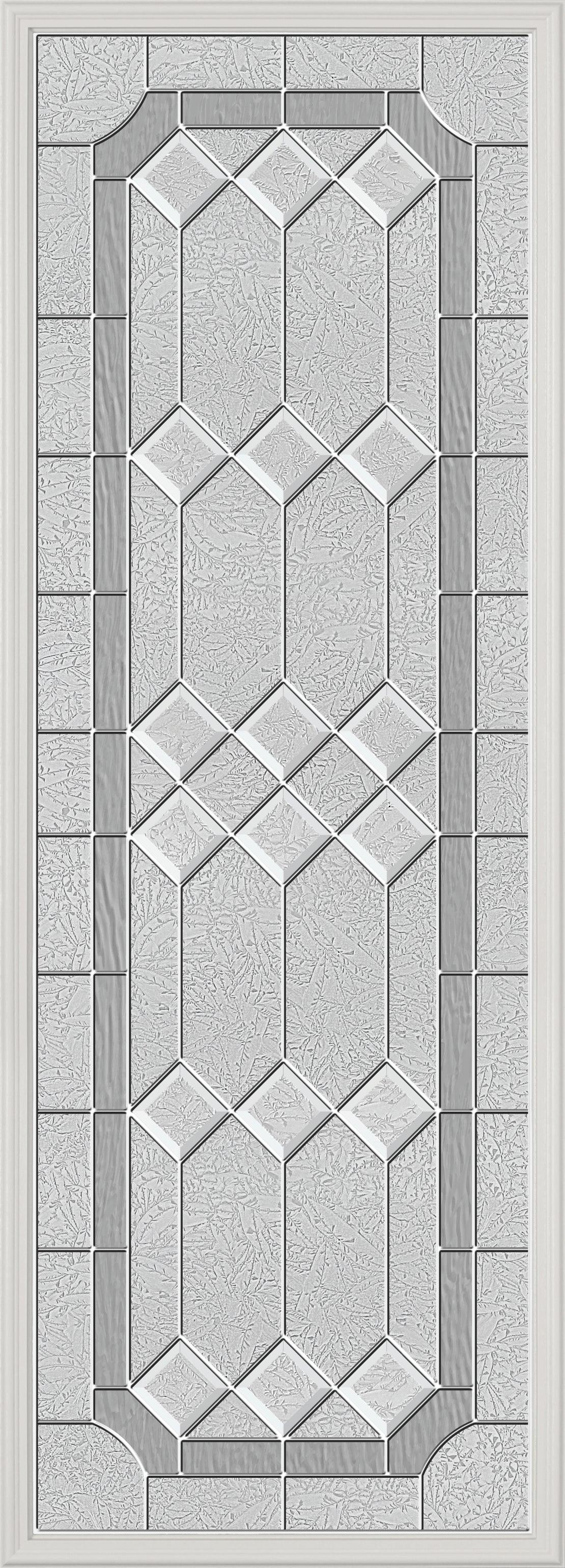 Stratford Glass and Frame Kit (Full Lite 24" x 66" Frame Size) - Pease Doors: The Door Store