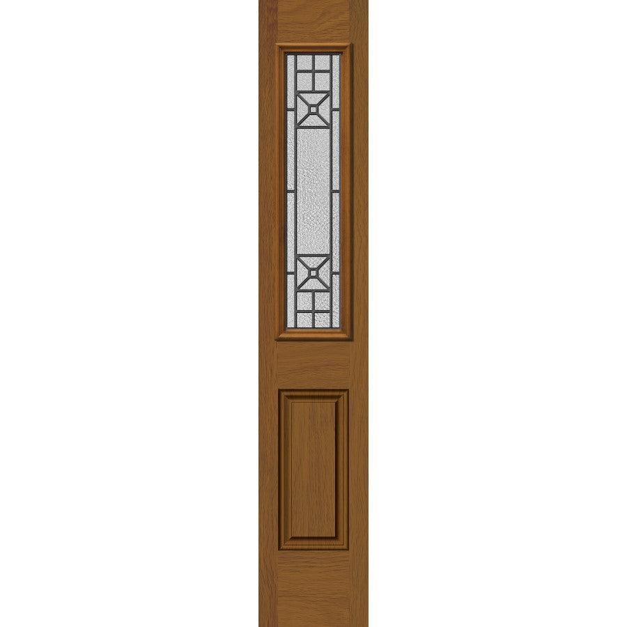 Lisbon Glass and Frame Kit (Half Sidelite 10" x 38" Frame Size) - Pease Doors: The Door Store