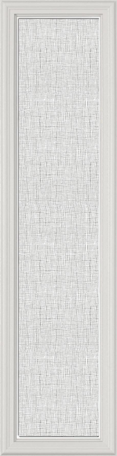 Woven Glass and Frame Kit (Half Sidelite 10" x 38" Frame Size) - Pease Doors: The Door Store