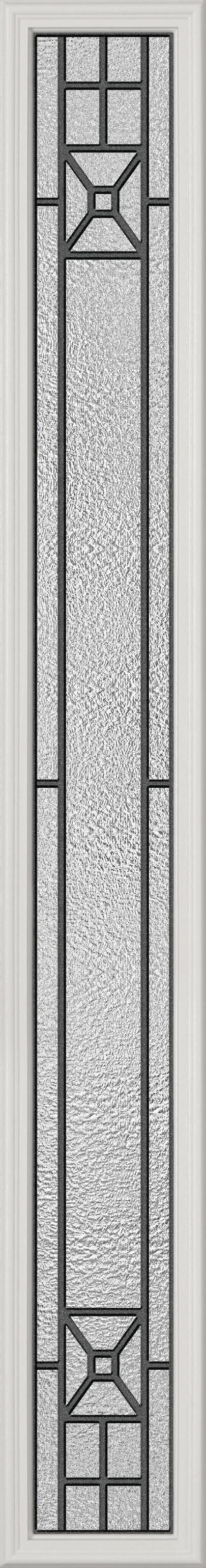 Lisbon Glass and Frame Kit (Full Sidelite 9" x 66" Frame Size) - Pease Doors: The Door Store