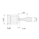 Poplar Interior Door Slab (6 Panel) - Pease Doors: The Door Store