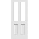 36" x 80" Smooth Fiberglass Entry Door Slab (6 Panel) - Pease Doors: The Door Store