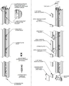 Thermal Aluminum Astragal (White) - Pease Doors: The Door Store