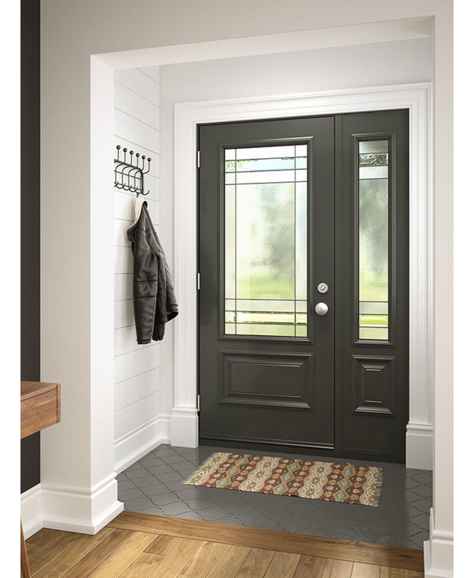 Connecticut Glass and Frame Kit (3/4 Lite 24" x 50" Frame Size) - Pease Doors: The Door Store