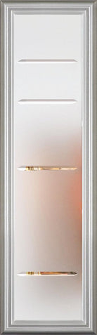 Clean Lines Glass and Frame Kit (Half Sidelite 10" x 38" Frame Size) - Pease Doors: The Door Store