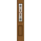 Charleston Glass and Frame Kit (Half Sidelite 10" x 38" Frame Size) - Pease Doors: The Door Store