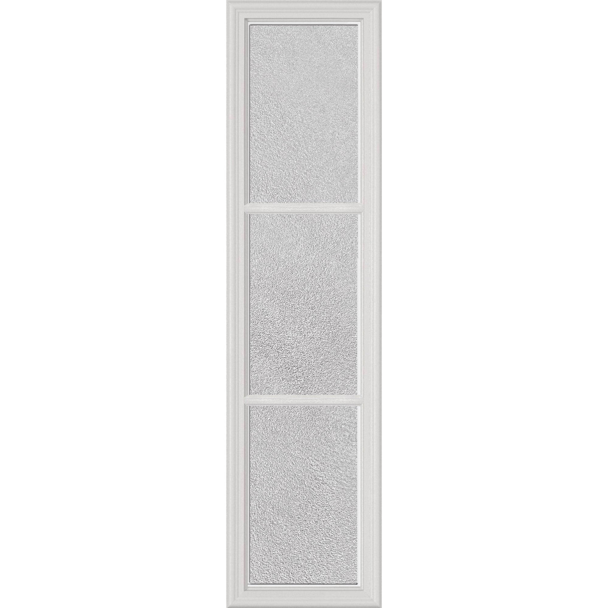 Clear Simulated 3 Lite Glass and Frame Kit (Half Sidelite 10" x 38" Frame Size) - Pease Doors: The Door Store