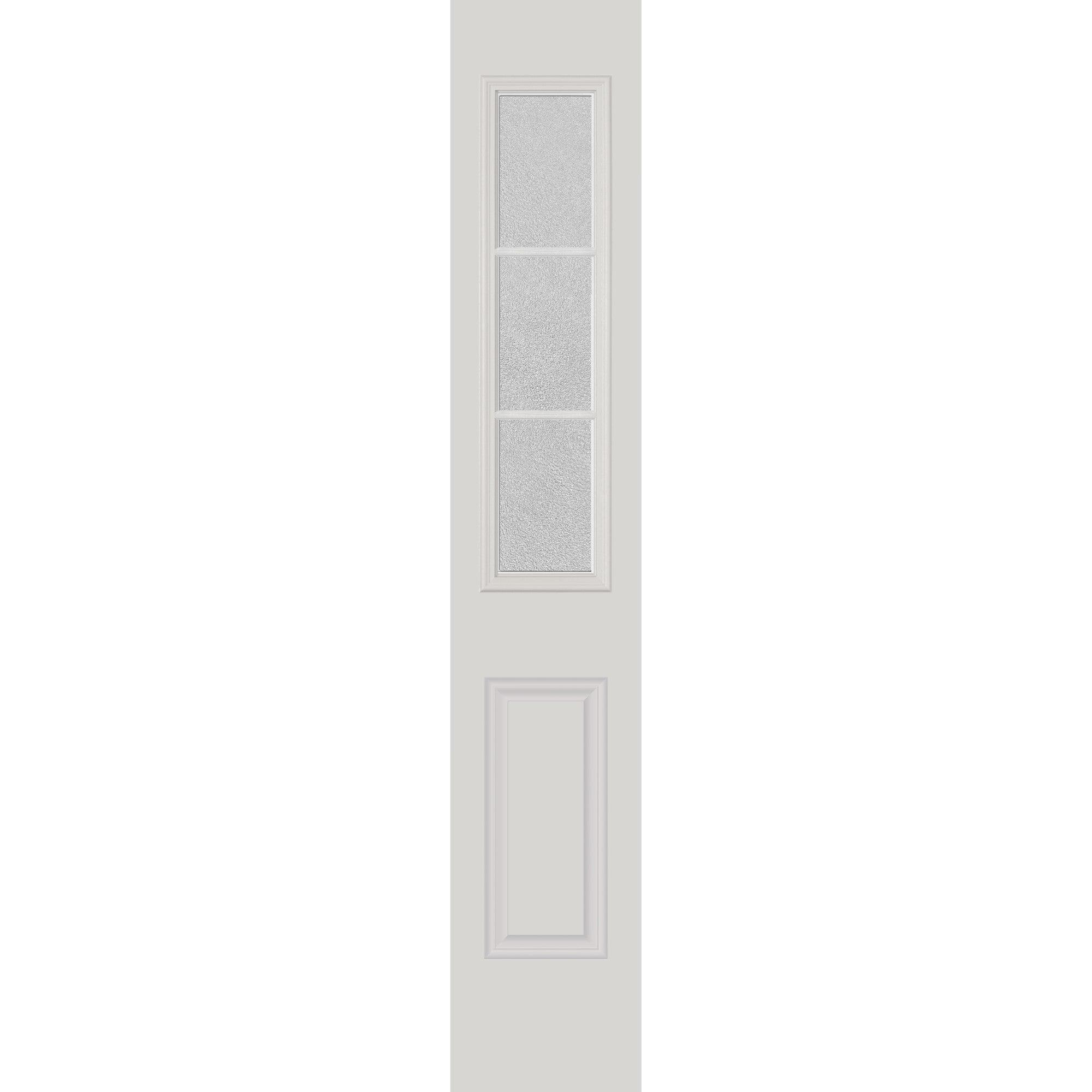 Clear Simulated 3 Lite Glass and Frame Kit (Half Sidelite 10" x 38" Frame Size) - Pease Doors: The Door Store