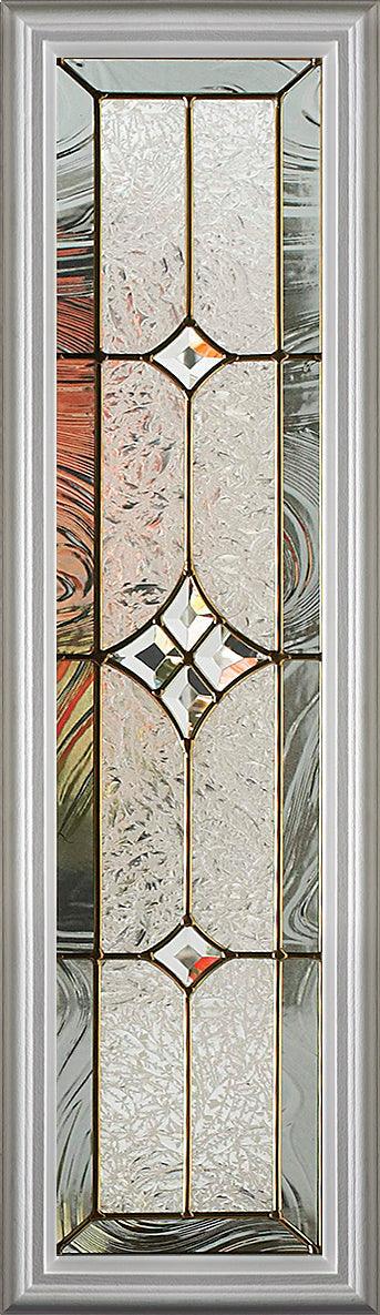 Wexford Glass and Frame Kit (Half Sidelite 10" x 38" Frame Size) - Pease Doors: The Door Store