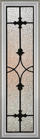 Charleston Glass and Frame Kit (Half Sidelite 10" x 38" Frame Size) - Pease Doors: The Door Store