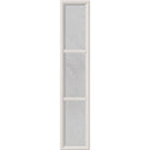 Clear Simulated 3 Lite Glass and Frame Kit (3/4 Sidelite 10" x 50" Frame Size) - Pease Doors: The Door Store