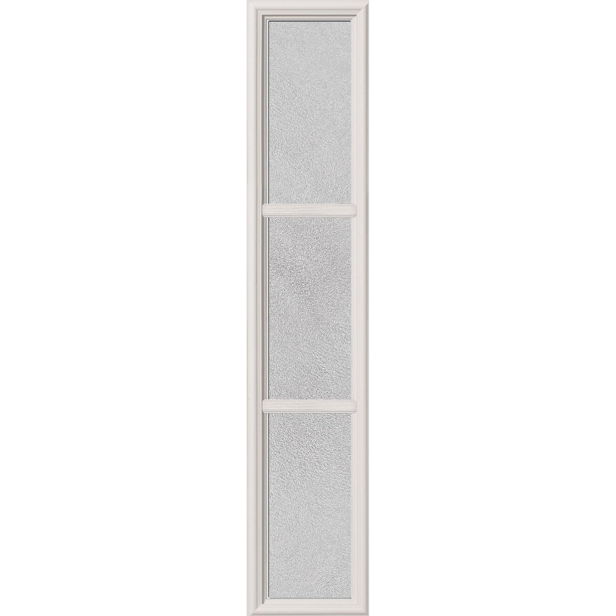 Clear Simulated 3 Lite Glass and Frame Kit (3/4 Sidelite 10" x 50" Frame Size) - Pease Doors: The Door Store