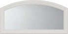 Clear Arched Top Glass and Frame Kit (Fanlite 24" x 12" Frame Size) - Pease Doors: The Door Store