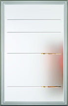 Clean Lines Glass and Frame Kit (Half Lite 24" x 38" Frame Size) - Pease Doors: The Door Store