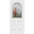 Saxon Glass and Frame Kit (Round Top 24" x 38" Frame Size) - Pease Doors: The Door Store