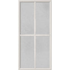 Clear Simulated 4 Lite Glass and Frame Kit (3/4 Lite 24" x 50" Frame Size) - Pease Doors: The Door Store