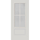 Clear Simulated 4 Lite Glass and Frame Kit (3/4 Lite 24" x 50" Frame Size) - Pease Doors: The Door Store