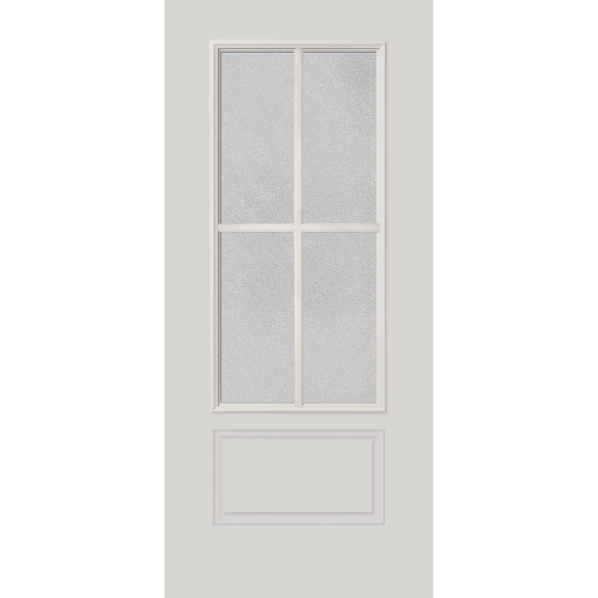 Clear Simulated 4 Lite Glass and Frame Kit (3/4 Lite 24" x 50" Frame Size) - Pease Doors: The Door Store