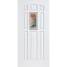 Saxon Glass and Frame Kit (9 Panel Lite 9.5" x 20.5" Frame Size) - Pease Doors: The Door Store