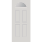 Clear 1 Lite Glass and Frame Kit (Fanlite 24" x 12" Frame Size) - Pease Doors: The Door Store