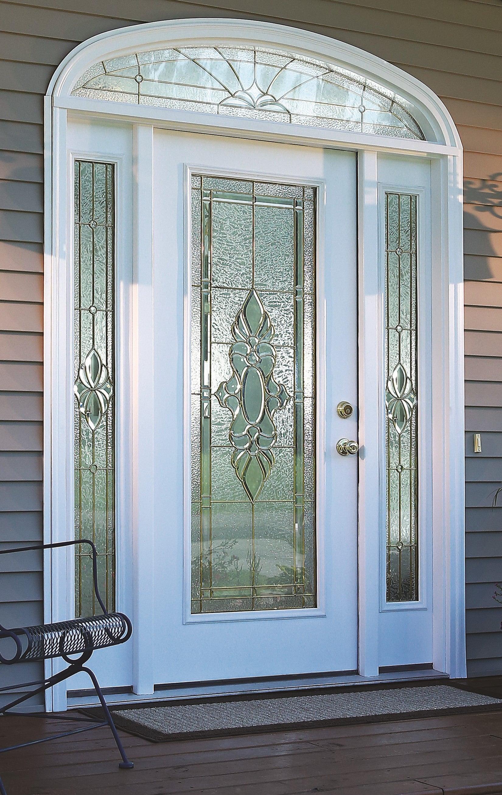 Grosvenor Glass and Frame Kit (Fanlite 24" x 12" Frame Size) - Pease Doors: The Door Store