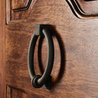 36" Prehung Mahogany Entry Door System (Speakeasy Iron Knocker) - Pease Doors: The Door Store