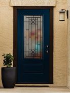 Lisbon Glass and Frame Kit (Full Lite 24" x 66" Frame Size) - Pease Doors: The Door Store